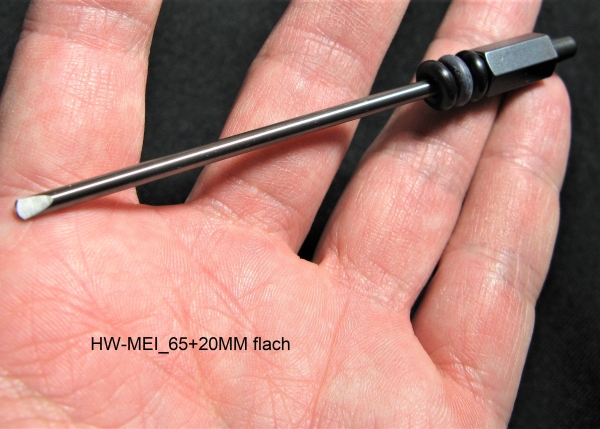 HW 65 – Meißel 3.0 mm, + 20 mm Überlänge, verschiedene Formen